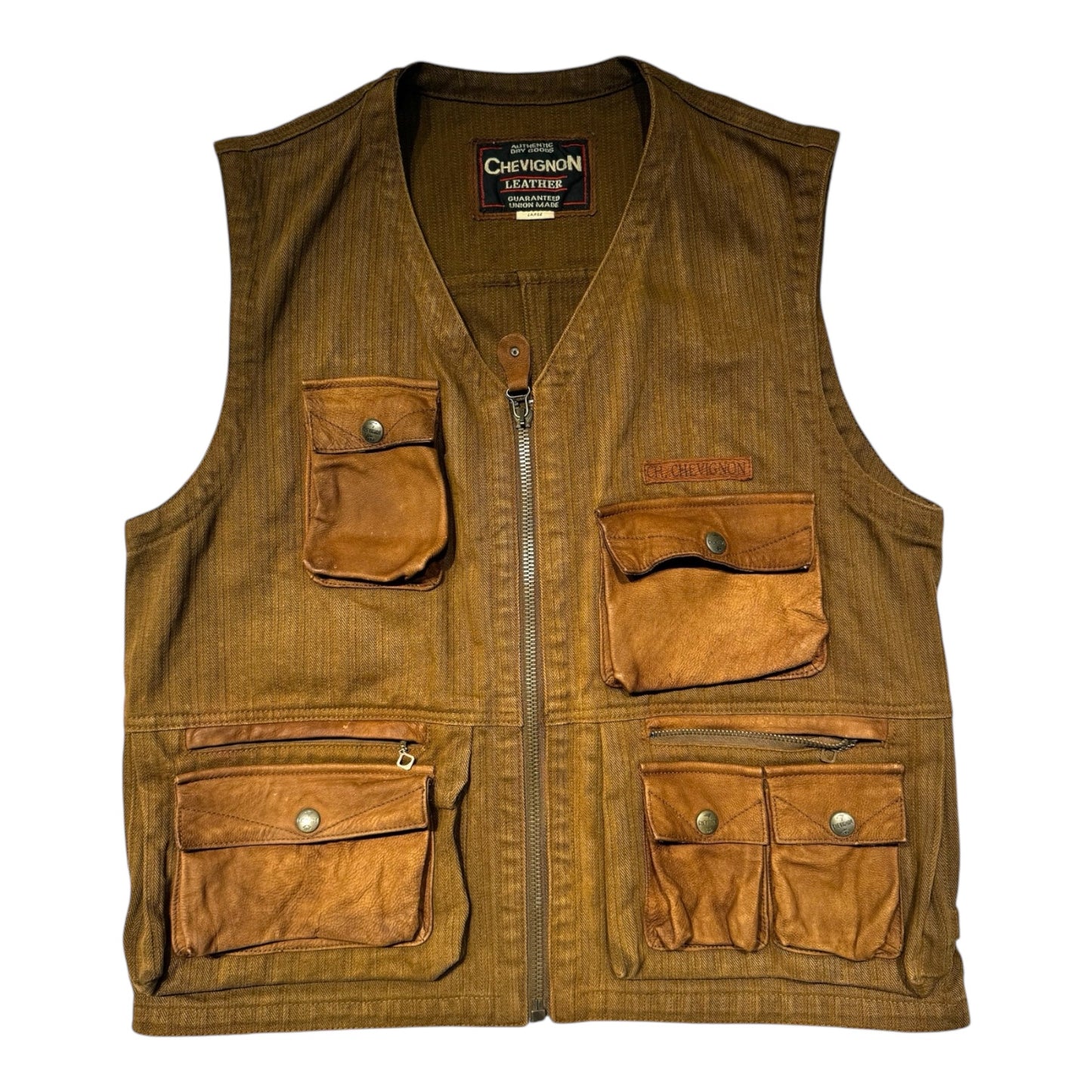 Chevignon Venitage leather vest