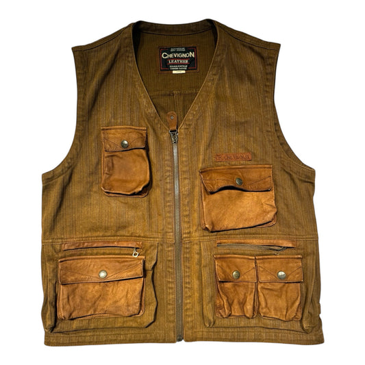 Chevignon Venitage leather vest