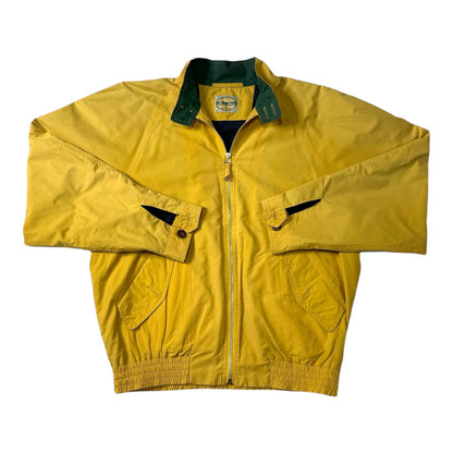 Retro muted yellow windbreaker