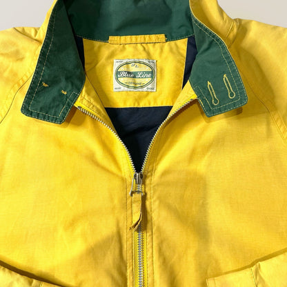 Retro muted yellow windbreaker